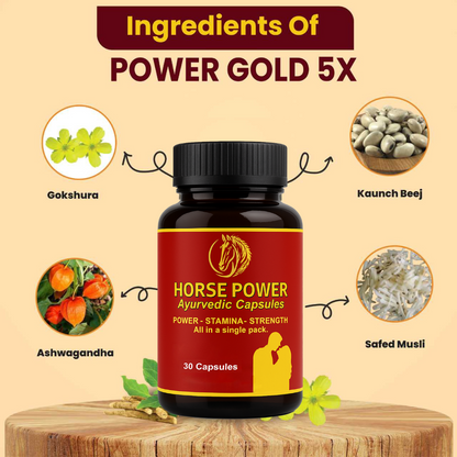 Horse Power Capsule - Herbal Capsule For Improve Strength And Stamina