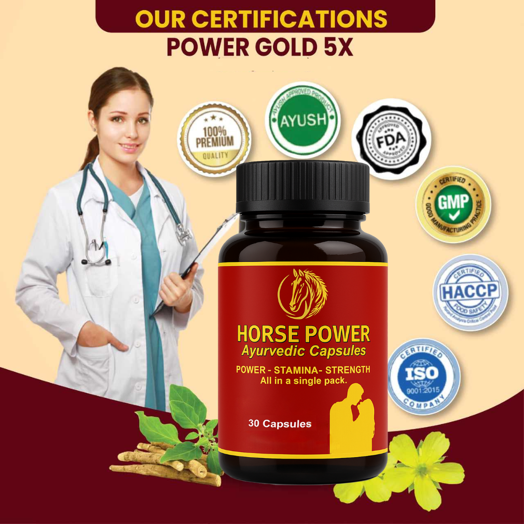 Horse Power Capsule - Herbal Capsule For Improve Strength And Stamina